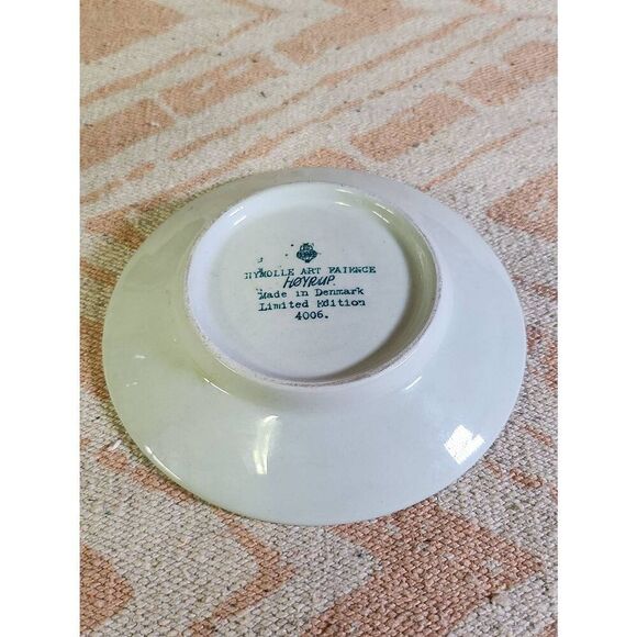 Nymolle Art Faience Paul Hoyrup Cup & Saucer Plate Limited Edition Denmark - Picture 5 of 10